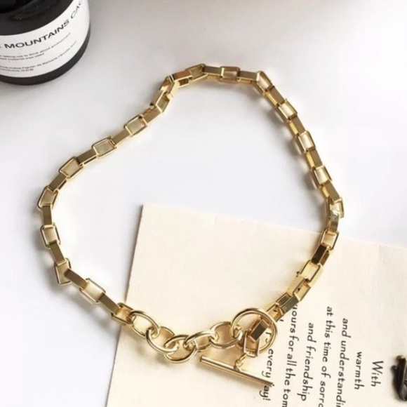 New 18k Chunky Gold Chain Necklace - Picture 5 of 6